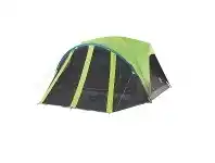 BCF Coleman Carlsbad 4 Person Darkroom Tent Green and Black offer