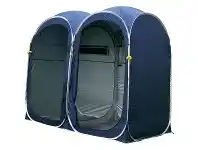 Generic Double Pop Up Ensuite Sturdy Mesh Blue