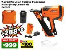 Sydney Tools 7.4V 2.0Ah Li-ion Positive Placement Nailer (PPN) Combo Kit offer