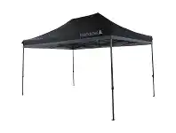BCF Wanderer Ultimate Jumbo Gazebo 4.5x3m Heavy Duty Black @ Club Bcf offer