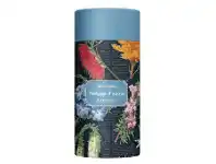 Vintage Puzzle - Navy Flowers