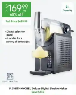 Harris Scarfe F. Smith+Nobel Deluxe Digital Slushie Maker offer