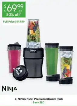 Harris Scarfe Ninja Nutri-Precision Blender Pack offer