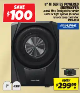 Autobarn 8" M Series Powered Subwoofer offer