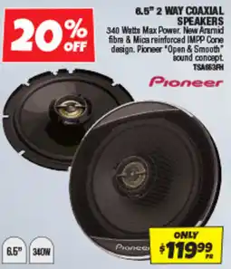 Autobarn 6.5" 2 Way Coaxial Speakers Pioneer offer