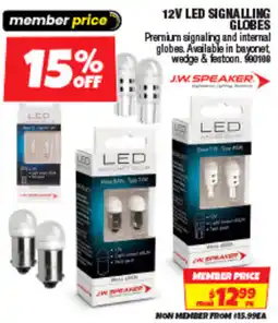 Autobarn 12V LED Signalling Globes offer