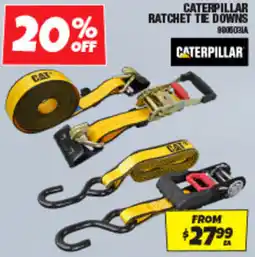 Autobarn Caterpillar Ratchet Tie Downs offer