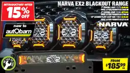 Autobarn Narva EX2 Blackout Range offer