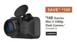 Harvey Norman Garmin Mini 3 1080p Dash Camera offer