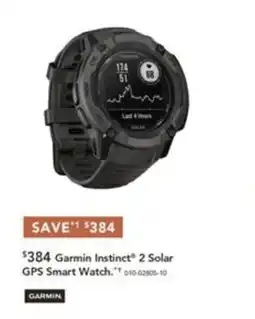 Harvey Norman Garmin Instinct 2 Solar GPS Smart Watch offer