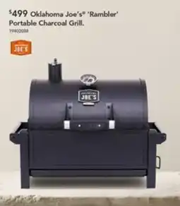 Harvey Norman Oklahoma Joe's 'Rambler' Portable Charcoal Grill offer
