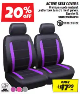 Autobarn Active Seat Covers Streetwize offer