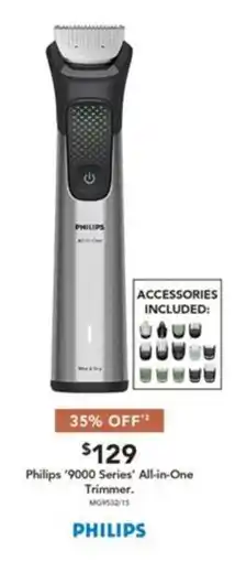 Harvey Norman Philips '9000 Series' All-in-One Trimmer offer