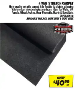 Autobarn 4 Way Stretch Carpet offer