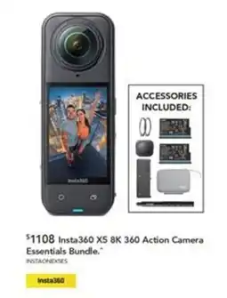 Harvey Norman Insta360 X5 8K 360 Action Camera Essentials Bundle offer