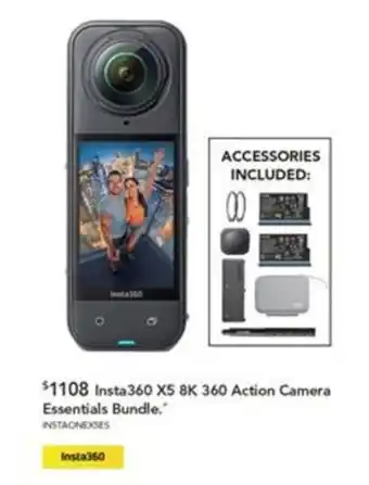 Insta360 X5 8K 360 Action Camera Essentials Bundle