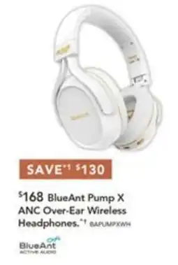 Harvey Norman BlueAnt Pump X ANC Over-Ear Wireless Headphones offer