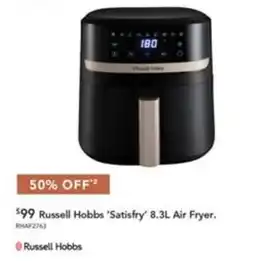 Harvey Norman Russell Hobbs 'Satisfry' 8.3L Air Fryer offer