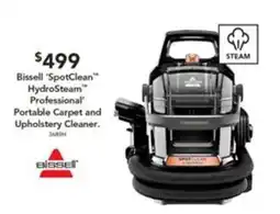 Harvey Norman Bissell 'SpotClean' HydroSteam Professional Portable Carpet and Upholstery Cleaner offer