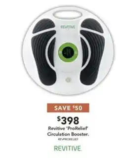 Harvey Norman Revitive 'ProRelief' Circulation Booster offer