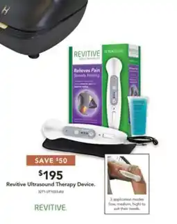 Harvey Norman Revitive Ultrasound Therapy Device offer