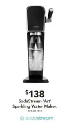 Harvey Norman SodaStream 'Art' Sparkling Water Maker offer