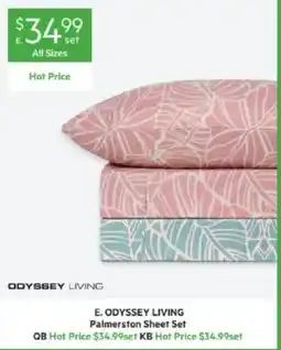 Harris Scarfe E. Odyssey Living Palmerston Sheet Set offer