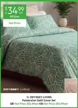 Harris Scarfe D. Odyssey Living Palmerston Quilt Cover Set offer