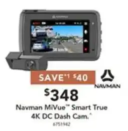Harvey Norman Navman MiVue Smart True 4K DC Dash Cam offer