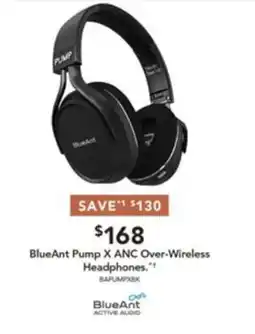 Harvey Norman BlueAnt Pump X ANC Over-Wireless Headphones offer