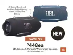 Harvey Norman JBL Xtreme 5 Portable Waterproof Speaker offer