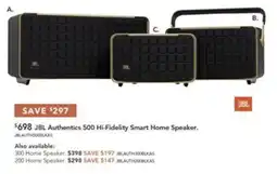 Harvey Norman JBL Authentics 500 Hi-Fidelity Smart Home Speaker offer