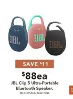 Harvey Norman JBL Clip 5 Ultra-Portable Bluetooth Speaker offer