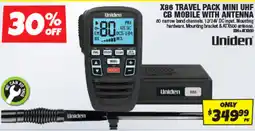 Autobarn Uniden X86 Travel Pack Mini UHF CB Mobile With Antenna offer