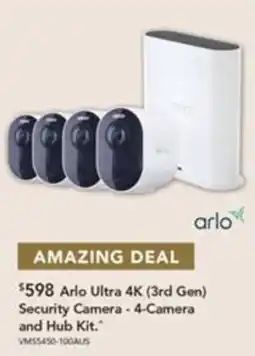 Harvey Norman Arlo Ultra 4K (3rd Gen) Security Camera offer