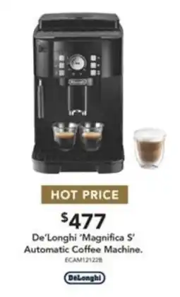 Harvey Norman De'Longhi 'Magnifica S' Automatic Coffee Machine offer