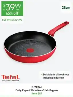 Harris Scarfe E. TEFAL Daily Expert 28cm Non-Stick Frypan offer