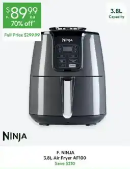 Harris Scarfe F. NINJA 3.8L Air Fryer AF100 offer
