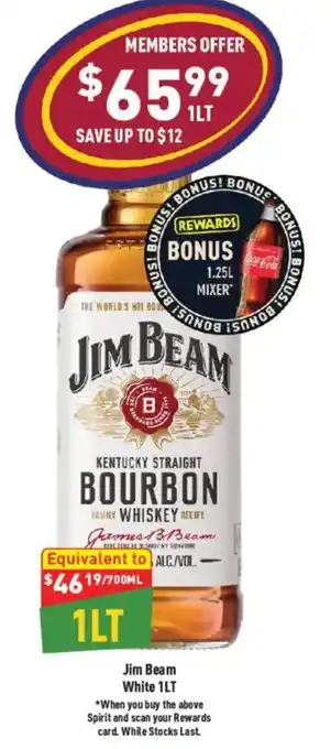 Jim Beam White 1LT