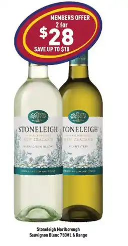 Liquor Legends Stoneleigh Marlborough Sauvignon Blanc 750ML & Range offer