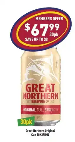 Liquor Legends Great Northern Original Full Strength offer