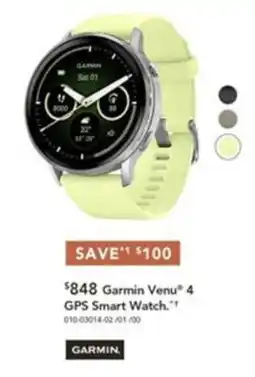 Harvey Norman Garmin Venu 4 GPS Smart Watch offer