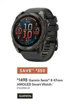 Harvey Norman Garmin fenix 8 47mm AMOLED Smart Watch offer