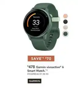 Harvey Norman Garmin vivoactive 6 Smart Watch offer