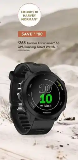 Harvey Norman Garmin Forerunner 55 GPS Running Smart Watch offer