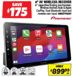 Autobarn 9" AV Wireless Receiver Pioneer offer