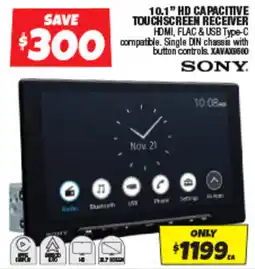 Autobarn Sony 10.1" HD Capacitive Touchscreen Receiver offer