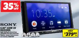Autobarn Sony 6.95" 220W AV Receiver offer
