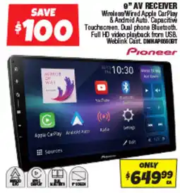 Autobarn Pioneer 9" AV Receiver offer