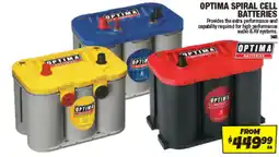 Autobarn Optima Spiral Cell Batteries offer